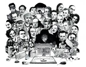 Soon Comes Night, The Mystery Theatre Players of Central Scotland, Guest performers include Kenneth Williams, Dylan Thomas, Vladimir Nabokov, Terry Thomas, Teresa Wright, Naunton Wayne, Herbert Lom, Glynis Johns, Rod Serling